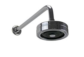 Ducha Auto-Limpante Cromado ABS c/ Braço de Parede