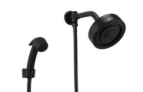Ducha AutoLimpante ABS Preto com Ducha Manual com Trava