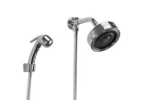 Ducha AutoLimpante em ABS Cromado c/ Ducha Manual c/ Trava