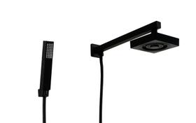 Ducha Autolimpante Preto ABS com Ducha Manual 3 Jatos ABS