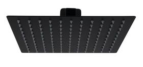 Ducha Black 25 Cm Inox 304 Com Braço Parede Matte 28 cm