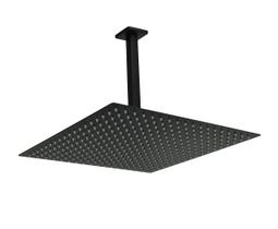 Ducha Black 40x40 cm Inox 304 c/ Cano Suporte de Teto 24 cm Ducha Black 40x40 cm Inox 304 c/ Cano Suporte de Teto 24 cm