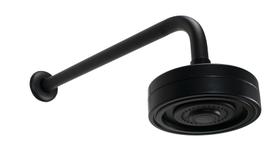 Ducha Black Auto Limpante Preto Fosco c/ Cano de Parede