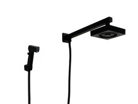 Ducha Black AutoLimpante em ABS com Ducha de Mão com Trava Ducha Black AutoLimpante em ABS com Ducha de Mão com Trava