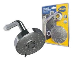 Ducha Blukit Articulada Redonda 5 Jatos Cromada - 290336-61