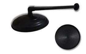 Ducha Cascata Alumínio Fundido 8 Preto Fosco Ducha Cascata Alumínio Fundido 8 Preto Fosco