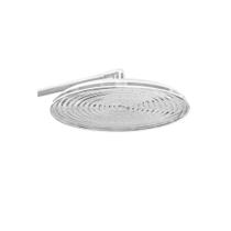 Ducha Chuveirão Cascata em Aluminio Polido Alto Brilho de 15 Polegadas Big Ducha