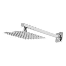 Ducha Chuveiro 20X20 Slim Inox Com Braço 30 Cm Solar Gás Ducha Chuveiro 20X20 Slim Inox Com Braço 30 Cm Solar Gás