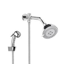 Ducha/chuveiro 5 Jatos C/ Desviador Redondo E Ducha Manual