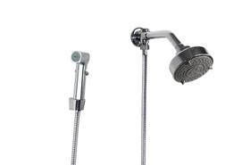 Ducha Chuveiro ABS 5 Jatos com Duchinha Manual com Trava