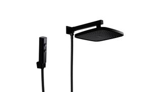 Ducha Chuveiro ABS Preto Fosco com Duchinha Manual em ABS com 2 Jatos Ducha Chuveiro ABS Preto Fosco com Duchinha Manual em ABS com 2 Jatos
