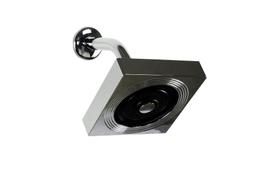 Ducha Chuveiro AutoLimpante ABS Cromada c/ Braço de Parede