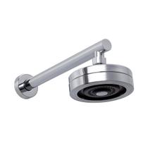 Ducha Chuveiro Autolimpante Redondo de Parede Longo Mauá Prata