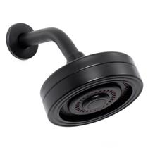 Ducha Chuveiro Autolimpante Redondo de Parede Mauá Pingoo.casa - Preto