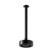 Ducha Chuveiro Autolimpante Redondo de Teto Mauá Preto