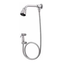 Ducha Chuveiro C/ Desviador Metal Cromado Com Flexível 180cm