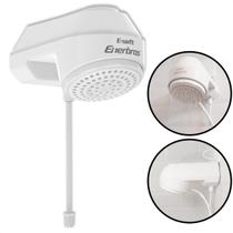 Ducha Chuveiro Eletrônico E Soft Enerbras Preto Branco 127v 220v Ducha Chuveiro Eletrônico E Soft Enerbras Preto Branco 127v 220v