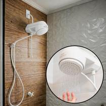 Ducha Chuveiro Eletrônico E Soft Enerbras Preto Branco 127v 220v