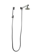 Ducha Chuveiro em ABS 10 cm com Braço Curto de Parede e Duchinha Manual Cromado em ABS com Trava Ducha Chuveiro em ABS 10 cm com Braço Curto de Parede e Duchinha Manual Cromado em ABS com Trava