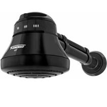 Ducha Chuveiro Faminho Seletor 4 Temperaturas Cano de 30cm Chuveirinho Manual Preto Fame Ducha Chuveiro Faminho Seletor 4 Temperaturas Cano de 30cm Chuveirinho Manual Preto Fame