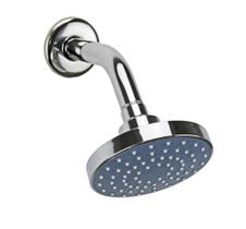 Ducha Chuveiro Flatt ABS Articulado Redondo c/ Braço Parede