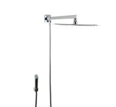 Ducha Chuveiro Inox 304 25x25 Cm Com Desviador E Ducha De Mão Ducha Chuveiro Inox 304 25x25 Cm Com Desviador E Ducha De Mão