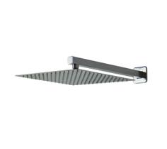 Ducha Chuveiro Inox 304 30x30 cm com Braço Suporte de Parede Quadrado