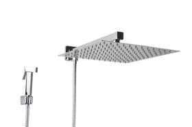 Ducha Chuveiro Inox 304 30x30 cm com Ducha de Mão em Metal