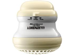 Ducha chuveiro loren bello banho com cano branco/bege 110/127v 5500w lorenzetti