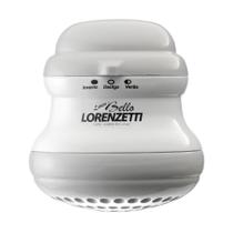 Ducha chuveiro loren bello banho com cano branco/cinza 110/127v 5500w lorenzetti