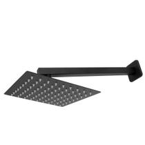 Ducha Chuveiro Preta 20x20 Slim Inox Braço 40 Cm Solar Gás Ducha Chuveiro Preta 20x20 Slim Inox Braço 40 Cm Solar Gás