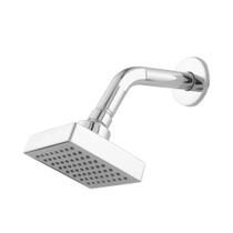 Ducha Chuveiro Quadrada Com Braço De 10cm Em Abs Ducha Chuveiro Quadrada Com Braço De 10cm Em Abs