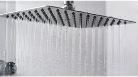 Ducha Chuveiro Quadrado 20x20 Inox Com Braço 40 Cm Solar Gás