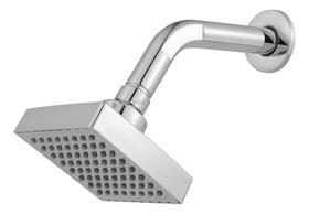 Ducha Chuveiro Quadrado Aquecedor Solar E Gás Flatt Cromado