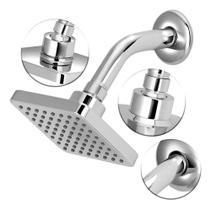 Ducha Chuveiro Quadrado Articulado Para Aquecedor Solar, Gás