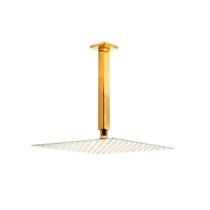 Ducha Chuveiro Quadrado De Teto 30Cm Com Braço 25Cm Mundaú - Dourado Ducha Chuveiro Quadrado De Teto 30Cm Com Braço 25Cm Mundaú - Dourado