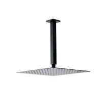 Ducha Chuveiro Quadrado De Teto 30Cm Com Braço 25Cm Mundaú - Preto Ducha Chuveiro Quadrado De Teto 30Cm Com Braço 25Cm Mundaú - Preto