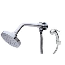 Ducha Chuveiro Redonda Flatt Cromada Com Desviador E Ducha Manual Luxo - Aquecedor Solar E Gás Ducha Chuveiro Redonda Flatt Cromada Com Desviador E Ducha Manual Luxo - Aquecedor Solar E Gás