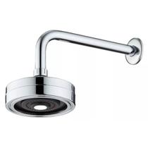 Ducha Chuveiro Redondo Articulado ABS Auto Limpante tipo Acqua Plus Cromado Gás Solar Piscina Ducha Chuveiro Redondo Articulado ABS Auto Limpante tipo Acqua Plus Cromado Gás Solar Piscina