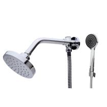 Ducha Chuveiro Redondo Luxo Com Articulador Desviador E Ducha Manual - Braço Em Metal