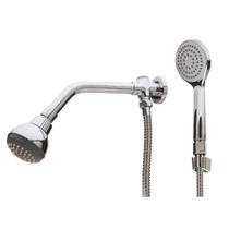 Ducha Chuveiro Simples Moderno C/ Desviador E Duchinha Manual Luxo Solar E Gas