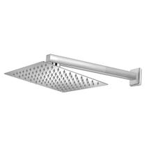 Ducha Chuveiro Slim Quadrado Metal 20x20cm Com Braço 30cm Ducha Chuveiro Slim Quadrado Metal 20x20cm Com Braço 30cm