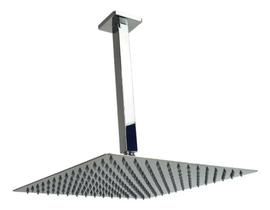 Ducha chuveiro teto inox quadrado slim 30x30 brilhante cromado Ducha chuveiro teto inox quadrado slim 30x30 brilhante cromado
