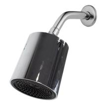 Ducha Chuveiro Thick Abs Redondo Cromado Com Cano De Parede Ducha Chuveiro Thick Abs Redondo Cromado Com Cano De Parede