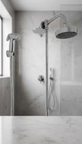 Ducha Com Desviador Cromada P/ Aquecedor 7 Peças Ducha Com Desviador Cromada P/ Aquecedor 7 Peças