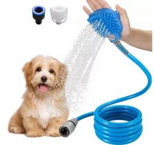 Ducha com Mangueira Luva Para Banho Ducha Pet 1.5M PS96