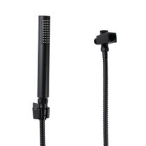 Ducha de Mão Bastão ABS Preto com Mangueira 180 cm e Desviador