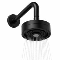 Ducha De Parede Redonda Preto Fosco Aquanova