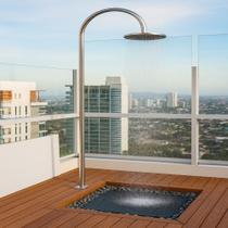 Ducha de Piso para Área Externa em Aço Inox 304 Ducha de Piso para Área Externa em Aço Inox 304