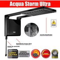 Ducha E Chuveiro Economico e Grande Black Acqua Storm Ultra 220v 7800w